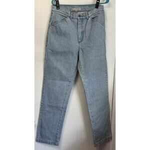 Every Other Thursday Womens Size 30 High-Waisted Straight-Leg Blue Denim Jeans